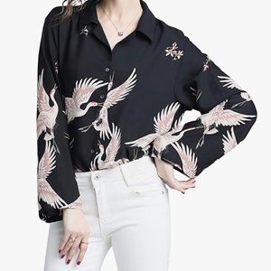 Button-Up Blouse